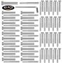 CKE 40 Pack Stainless Steel Invisible Receiver and Swage Stud End for 3/16 Inch Cable Railing, Deck Stair Threaded End Fitting for Wood & Metal Post CKE 40 Pack Stainless Steel Invisible Receiver and Swage Stud End for 3/16 Inch Cable Railing, Deck Stair Threaded End Fitting for Wood & Metal Post
