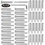 CKE 40 Pack Stainless Steel Invisible Receiver and Swage Stud End for 3/16 Inch Cable Railing, Deck Stair Threaded End Fitting for Wood & Metal Post