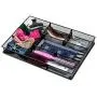 Custom Drawer Organizer Tray – 20 Adjustable Metal Mesh Dividers to Create Custom Storage Sections. Easily Organize Office Desk Supplies and Accessories. Perfect Home or Office Drawer Tray. (Black)