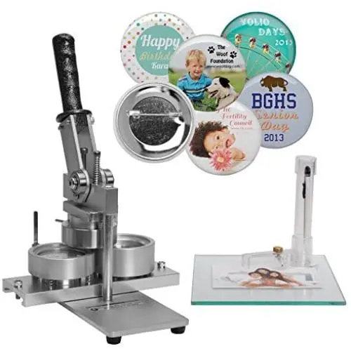2-1/4 Inch Neil Button Machine - Includes 100 Buttons 2-1/4 Inch Neil Button Machine - Includes 100 Buttons