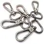 YIXI-SBest 15 Pcs 3/4'' Inside Diameter Oval Ring Lobster Clasp Claw Swivel for Strap Push Gate Lobster Clasps Hooks Swivel Snap Fashion Clips (3/4 inch, Gunmetal) YIXI-SBest 15 Pcs 3/4'' Inside Diameter Oval Ring Lobster Clasp Claw Swivel for Strap Push Gate Lobster Clasps Hooks Swivel Snap Fashion Clips (3/4 inch, Gunmetal)