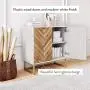 Nathan James Enloe Modern Storage, Free Standing Accent Cabinet with Doors in a Rustic Fir Wood Finish Powder-coated Metal Base for Hallway, Entryway or Living Room, White/Gold Nathan James Enloe Modern Storage, Free Standing Accent Cabinet with Doors in a Rustic Fir Wood Finish Powder-coated Metal Base for Hallway, Entryway or Living Room, White/Gold