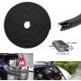 SHENGYAWAUTO U-Shape Window Door Rubber Seal Strip Hollow Weatherstrip for Car Motor 4M 13FT,Black