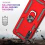 LeYi Compatible for Samsung Galaxy A50/A50s/A30s Case with HD Screen Protector,[Military-Grade] Magnetic Car Holder Mount Kickstand Defender Protective Cover Phone Case for Samsung A50/A50s/A30s,Red
