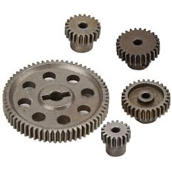 VGEBY Differential Main Metal Spur Gear, 64T 17T 21T 26T 29T Motor Gear RC Part Spur Differential Metal Main Gear Fit for HSP Brontosaurus 1/10 Truck 94111