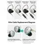 KBEAR KB06 in Ear Headphone,H HIFIHEAR IEM 2BA 1DD Stereo in Ear Earphone, HiFi Over Ear Earbud Headset Noise Cancelling Hybrid Earphone with Removable Cable (No Mic, KB06 Silver) KBEAR KB06 in Ear Headphone,H HIFIHEAR IEM 2BA 1DD Stereo in Ear Earphone, HiFi Over Ear Earbud Headset Noise Cancelling Hybrid Earphone with Removable Cable (No Mic, KB06 Silver)