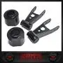 Heavy Metal Suspensions - Fits 1984-2001 Cherokee Lift Kit XJ 2 Inch Front 2 Inch Rear Non-Compression Delrin Spring Spacers and High-Strength Carbon Steel Lift Shackles Heavy Metal Suspensions - Fits 1984-2001 Cherokee Lift Kit XJ 2 Inch Front 2 Inch Rear Non-Compression Delrin Spring Spacers and High-Strength Carbon Steel Lift Shackles