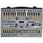Muzerdo 86 Piece Tap and Die Set Bearing Steel Sae and Metric Tools, Titanium Coated with Metal Carrying Case Muzerdo 86 Piece Tap and Die Set Bearing Steel Sae and Metric Tools, Titanium Coated with Metal Carrying Case