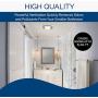 Broan-NuTone 655 Bath Fan and Light with Heater, 70 CFM 4.0 Sones, White Plastic Grille