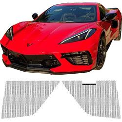 Mesh Set for 2020-2021 Chevy Corvette C8 Radiator Grille Vent