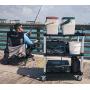 Olympia Tools 85-188 Pack-N-Roll Folding Collapsible Service Cart, Black, 50 Lb. Load Capacity per Shelf