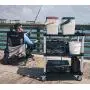 Olympia Tools 85-188 Pack-N-Roll Folding Collapsible Service Cart, Black, 50 Lb. Load Capacity per Shelf