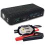 RUGGED GEEK RG1200 Safety 1200A Portable Car Jump Starter with Wireless Charging, Type-C Ports, LED Display, INTELLIBOOST 2.0 Safety Cables, LED Flashlight, USB Ports. Quality Metal Frame Clamps.