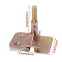 Madezz 2 pcs Butterfly Hinge Clamp, Silk Screen Printing Metal Butterfly Frame Hinge Clamp DIY Hobby Tool