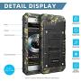 Mitywah Shockproof case for iPhone 7/8 Plus, Waterproof Heavy Duty Military Grade Defender Cover Built-in Screen Protection, Metal Strong Armor Dustproof Case for iPhone 7/8 Plus, Camouflage