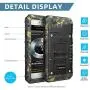 Mitywah Shockproof case for iPhone 7/8 Plus, Waterproof Heavy Duty Military Grade Defender Cover Built-in Screen Protection, Metal Strong Armor Dustproof Case for iPhone 7/8 Plus, Camouflage