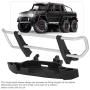 RC Front Bumper Metal Front Bumper Base RC Car Accessory Parts Fit Compatible with TRX4 / TRX6 1/10 RC Crawler Car