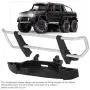 RC Front Bumper Metal Front Bumper Base RC Car Accessory Parts Fit Compatible with TRX4 / TRX6 1/10 RC Crawler Car RC Front Bumper Metal Front Bumper Base RC Car Accessory Parts Fit Compatible with TRX4 / TRX6 1/10 RC Crawler Car