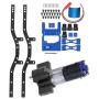 VGEBY RC Car Frame, Remote Control Model Car Frame Upgrade Metal Car Frame RC Parts Fit for C24 C14 C14K C24K C24‑1 C24‑1K(Blue)