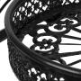 DAZONE Arch Plant Stand Metal Patio Stand Rack with 3 holder (Black)