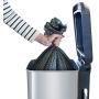 Glad Stainless Steel Sensor Trash Can with Clorox Odor Protection | Touchless Metal Kitchen Garbage Bin with Soft Close Lid and Waste Bag Roll Holder, 20 Gallon