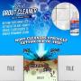 IT JUST WORKS! Grout-Eez Super Heavy Duty Tile & Grout Cleaner and whitener. Quickly Destroys Dirt & Grime. Safe For All Grout. Easy To Use. 2 Pack With FREE Stand-Up Brush. Clean-eez