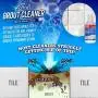 IT JUST WORKS! Grout-Eez Super Heavy Duty Tile & Grout Cleaner and whitener. Quickly Destroys Dirt & Grime. Safe For All Grout. Easy To Use. 2 Pack With FREE Stand-Up Brush. Clean-eez