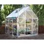 Palram HG5506 Hybrid Hobby Greenhouse, 6 x 6 x 7, Silver
