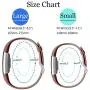 KingAcc Compatible Fitbit Charge 2 Bands, Soft Silicone Replacement Band for Fitbit Charge 2, with Metal Buckle Fitness Wristband Sport Strap Women Men (1-Pack, Coffee, Large)