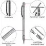 6 Pieces Engraving Pen Tip Scriber Includes 2 Tungsten Carbide Scribers with Magnet, 2 Double Head Scribers and 2 Replacement Tip, Metal Etching Engraving Pen for Metal Glass Ceramics Stone Wood 6 Pieces Engraving Pen Tip Scriber Includes 2 Tungsten Carbide Scribers with Magnet, 2 Double Head Scribers and 2 Replacement Tip, Metal Etching Engraving Pen for Metal Glass Ceramics Stone Wood