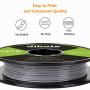 PETG 10 Packs, 3D Printer Filament 1.75mm, Each Spool Net Weight 1.1lbs(500g), 10 Different Colors