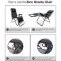 Caravan Sports Infinity Zero Gravity Chair, Black