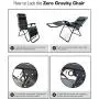 Caravan Sports Infinity Zero Gravity Chair, Black Caravan Sports Infinity Zero Gravity Chair, Black