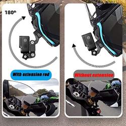 RUIGPRO Motorcycle Helmet Chin Strap Mount Compatible with GoPro Hero 9 8 7 6 5 4 3, Hero Black, Session, Xiaomi Yi, SJCAM