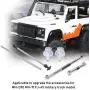Vbest life RC Rear&Front Gear Set, Metal Front and Rear Gear Assemblies Set Compatible with MN-91 FJ-45 MN-D90 Truck Model