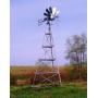Outdoor Water Solutions AWS0013 20-Feet Galvanized 3-Legged Aeration System Windmill