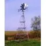Outdoor Water Solutions AWS0013 20-Feet Galvanized 3-Legged Aeration System Windmill Outdoor Water Solutions AWS0013 20-Feet Galvanized 3-Legged Aeration System Windmill