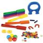 Learning Resources Super Magnet Lab Kit, STEM Toy, Critical Thinking, 119 Pieces, Ages 5+