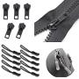 YaHoGa 143 Pieces Zipper Repair Kit Zipper Replacement with Zipper Install Plier for Bags, Jackets, Tents, Luggage, Backpacks, Sleeping Bag