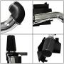 BLACKHORSE-RACING 4'' Cold Air Intake System Kit with Heat Shield Filter Compatible with Chevy GMC 1999 2000 2001 2002 2003 2004 2005 2006 V8 4.8L/5.3L/6.0L(Black)