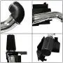 BLACKHORSE-RACING 4'' Cold Air Intake System Kit with Heat Shield Filter Compatible with Chevy GMC 1999 2000 2001 2002 2003 2004 2005 2006 V8 4.8L/5.3L/6.0L(Black)
