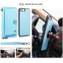 JAZ iPhone 8 Wallet Case / iPhone 7 Wallet Case - Multi-Function Money Pocket Wristlets Zipper Purse Detachable Magnetic 14 Card Slots Leather Wallet Case for Apple iPhone 8 / 7 / 6S / 6 Sky Blue