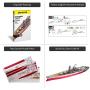 Piececool 3D Metal Model Kits-Yamato Battleship DIY 3D Metal Puzzle for Adults, Great Gifts Idea