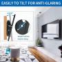 Tilting TV Wall Mount Bracket Design for Most 32-86 Inch LED Plasma Flat Curved Screen TVs , Low Profile JUSTSTONE TV Mount with VESA 600x400mm Holds up to 165 Lbs, Fits 16''-24'' Studs,Can Be Leveled