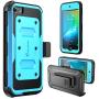 i-Blason Armorbox Case Designed for iPod Touch 7/6/5, Full Body Case with Built-in Screen Protector for Apple iPod Touch 5th/6th/7th Generation, Blue