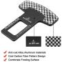 MOCHENT Seat Belt Clip Silencers - Car Seat Belt Alarm Stopper Auto Metal Seat Belt Buckle Insert Plug for All Vehicles Cars 2 Pack