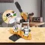 Rotate Button Maker, 1.26'' 32mm Button Badge Maker Pins Punch Press Machine Aluminum Frame 100pcs Free Button Parts Punch Press Machine for DIY Badges Rotate Button Maker, 1.26'' 32mm Button Badge Maker Pins Punch Press Machine Aluminum Frame 100pcs Free Button Parts Punch Press Machine for DIY Badges