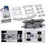 Baoer Metal Upgrade Parts 370 Motor Front and Rear Axle for WPL RC Car B-14 B16 B24 B36 C14 C24 C34 C44 1/16 Truck WPL-F