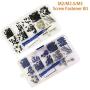 freneci 316pcs Metal M2/M2.5/M3 Screws Bolt & Nuts Set with Hexagon Wrench Repair Tool Box Kit for Wltoys 1/14 144001 RC Cars