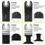 HOTBEST 68 Pcs Universal Wood/Metal Oscillating Multi Tool Saw Blades Accessories Contain Multitool Blades & Sanding Pad/Sheet for Multimaster Porter Cable Black&Decker Bosch Craftsman etc HOTBEST 68 Pcs Universal Wood/Metal Oscillating Multi Tool Saw Blades Accessories Contain Multitool Blades & Sanding Pad/Sheet for Multimaster Porter Cable Black&Decker Bosch Craftsman etc